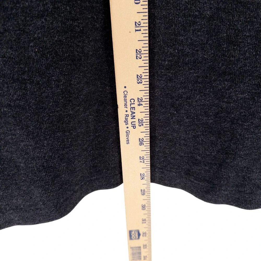 Polo Ralph Lauren Mens XL 1/4 Quarter Zip Sweater 100% Cotton Dark Gray Charcoal